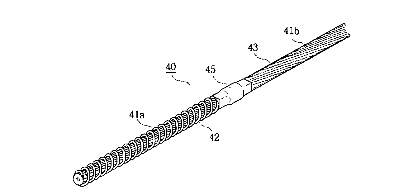 Inner cable for push-pull control cable and method for fabricating the same