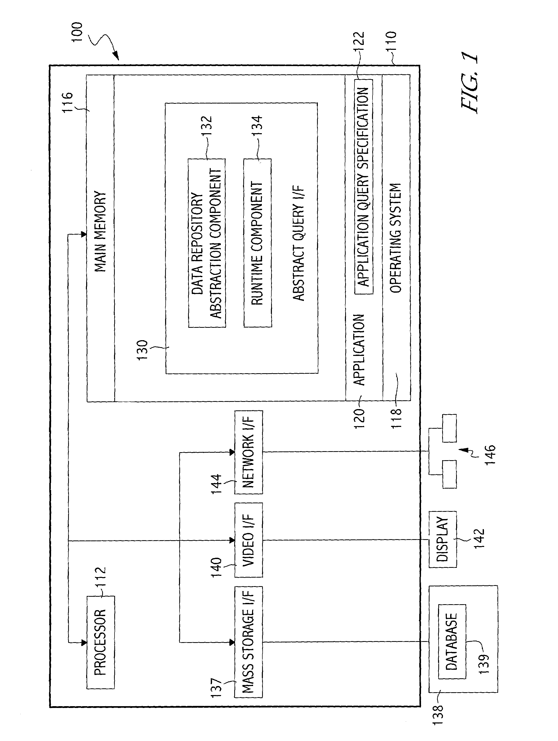 Application portability and extensibility through database schema and query abstraction