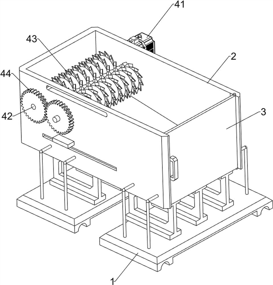 Medical waste crushing and disinfecting equipment