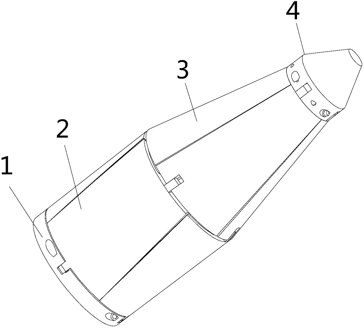 A telescopic probe applied to a rescue robot