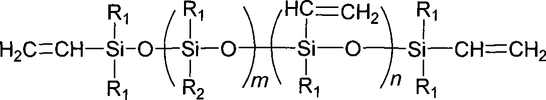 Encapsulating material applied to LED and method of preparing the same