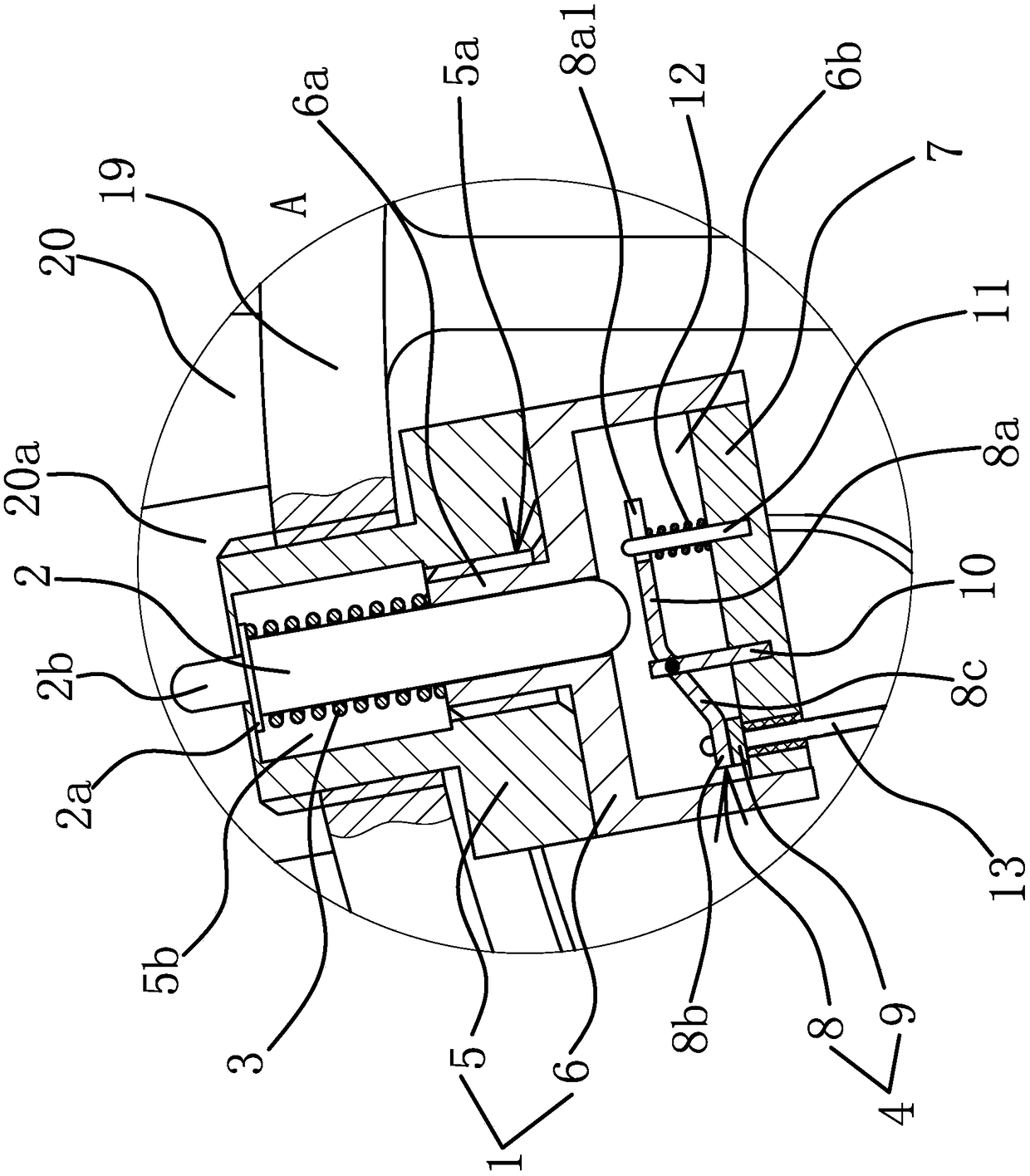 Alarm device for wear of friction sheet