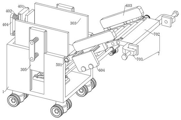 A stacking device for a plate production line