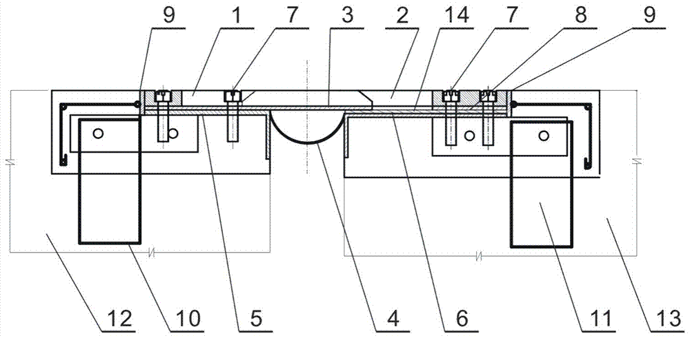 A double-simply-supported anti-drop comb-toothed bridge telescopic device