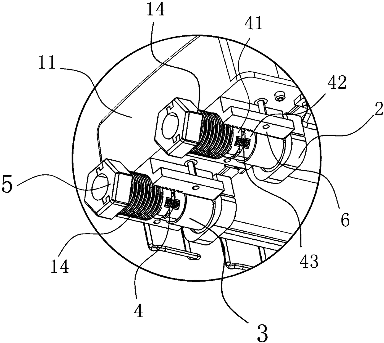 Optical cable sealing structure with elastic extrusion sealing function