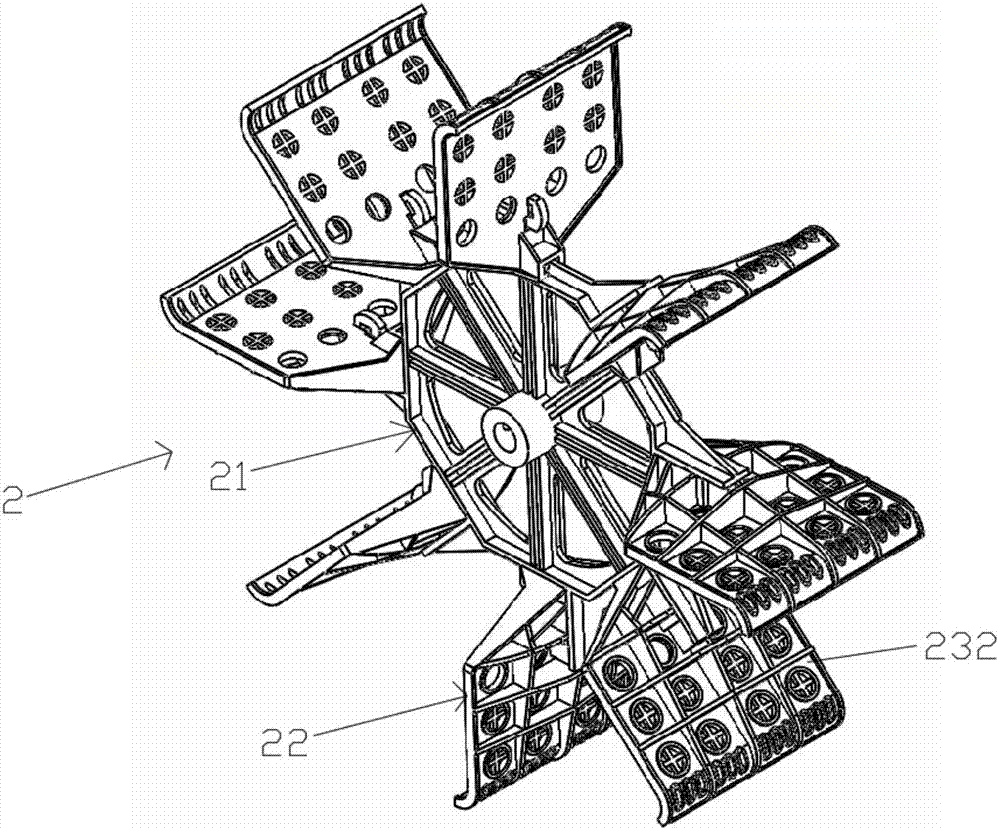 Impeller used for aerator