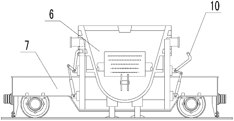 Slag water quenching method and device