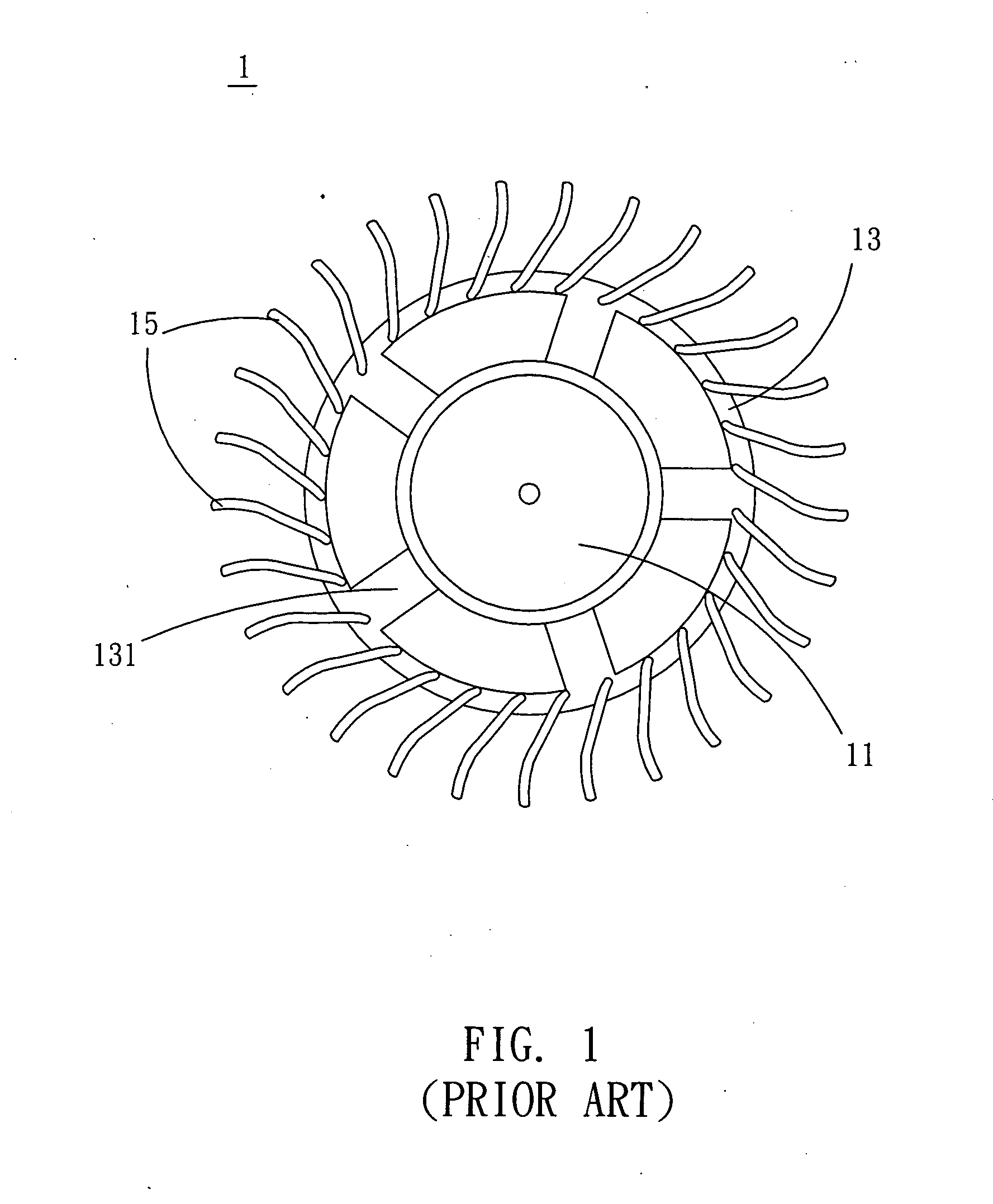 Blower and impeller structure thereof