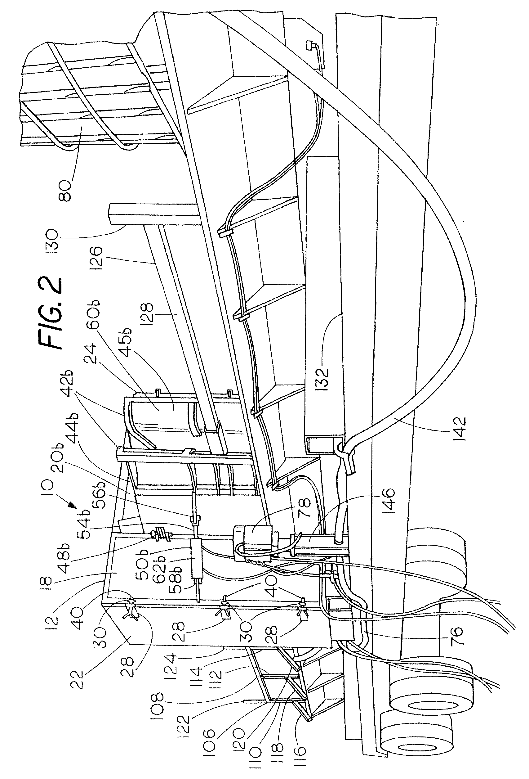 Method and apparatus for washing temporary road mats