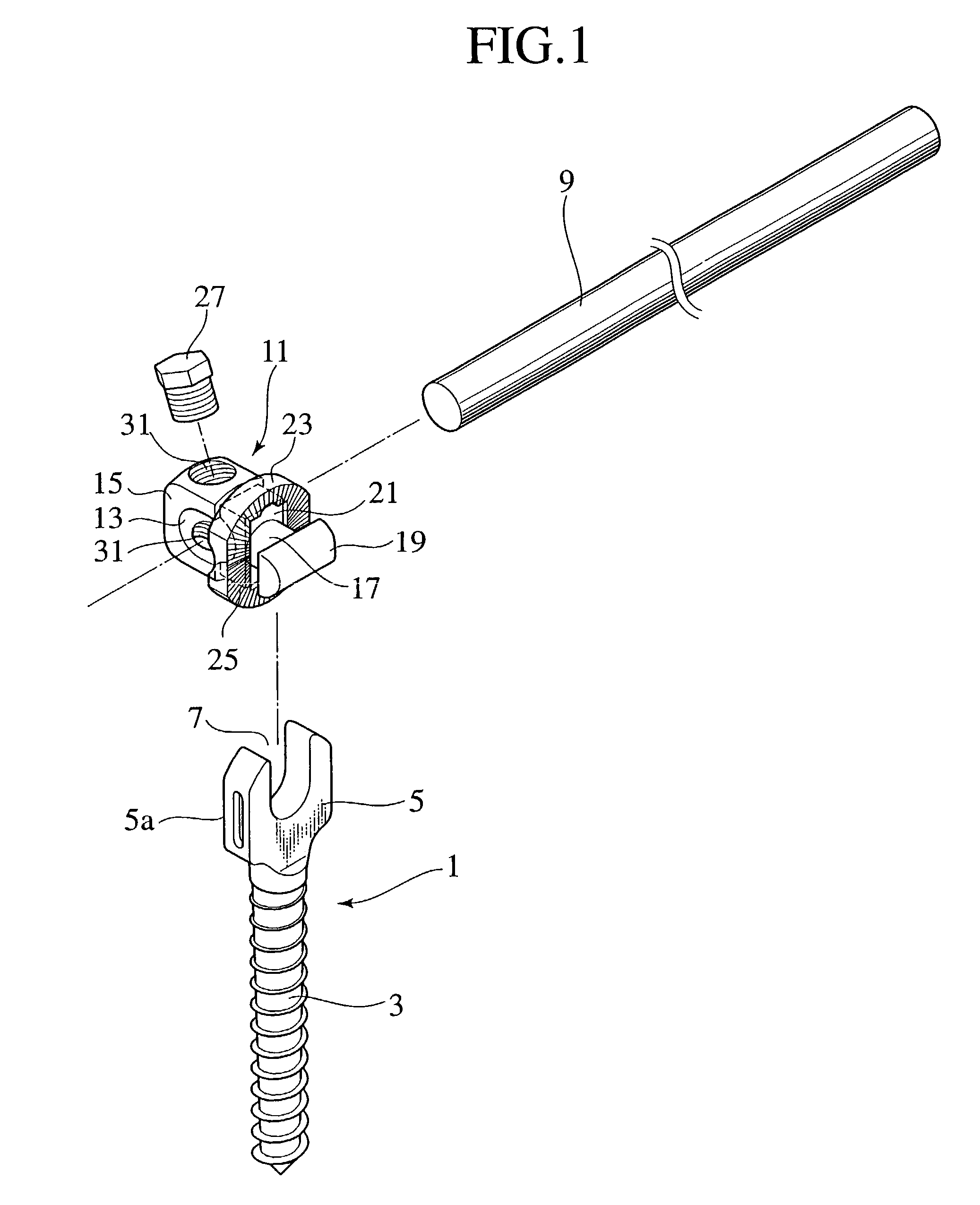 Rod for cervical vertebra and connecting system thereof