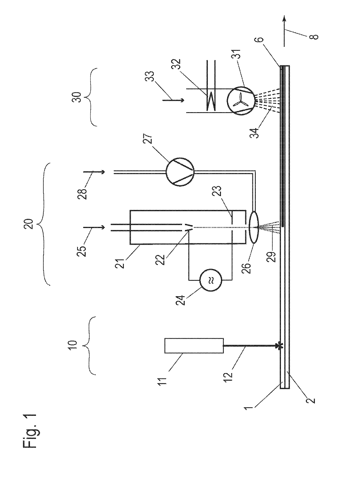 Method and device for sealing a joint gap