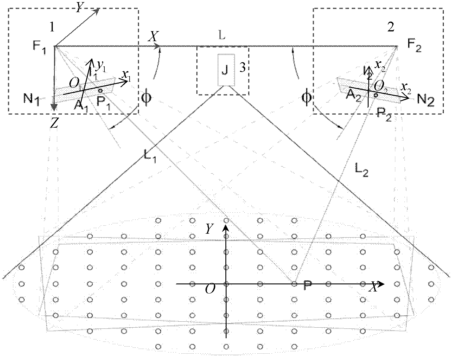 Method for measuring three-dimensional terrain in river model test