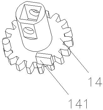 A lock mechanism for the side door of engineering machinery