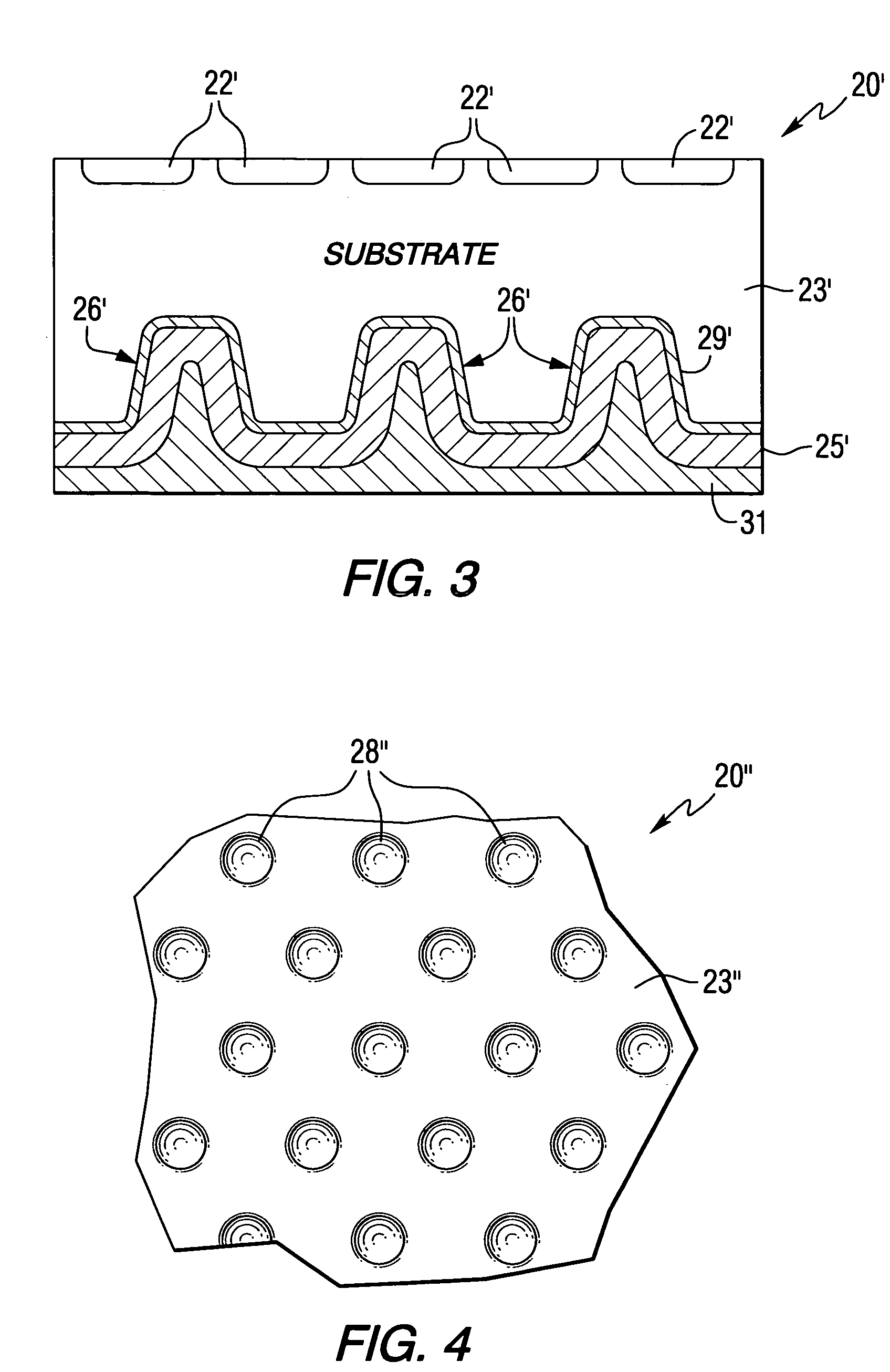 Semiconductor device having reduced effective substrate resistivity and associated methods