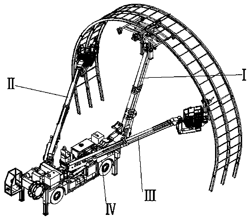 Multi-functional arching mounting trolley