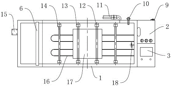 Air tightness test device