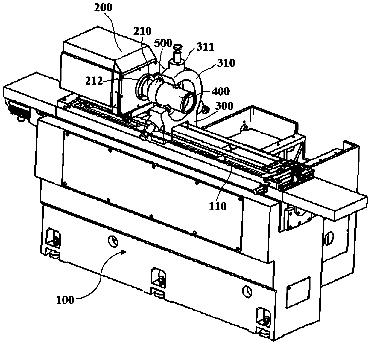 Supporting roller inner hole machining device and machining method thereof