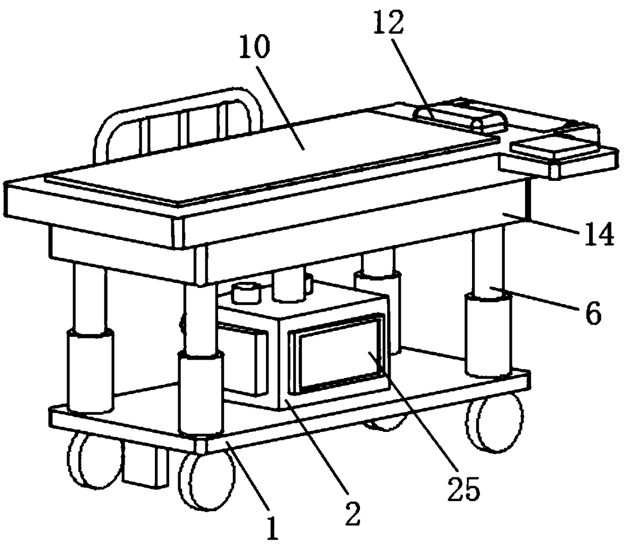 Vibrating-type thermotherapy steam tumor nursing device