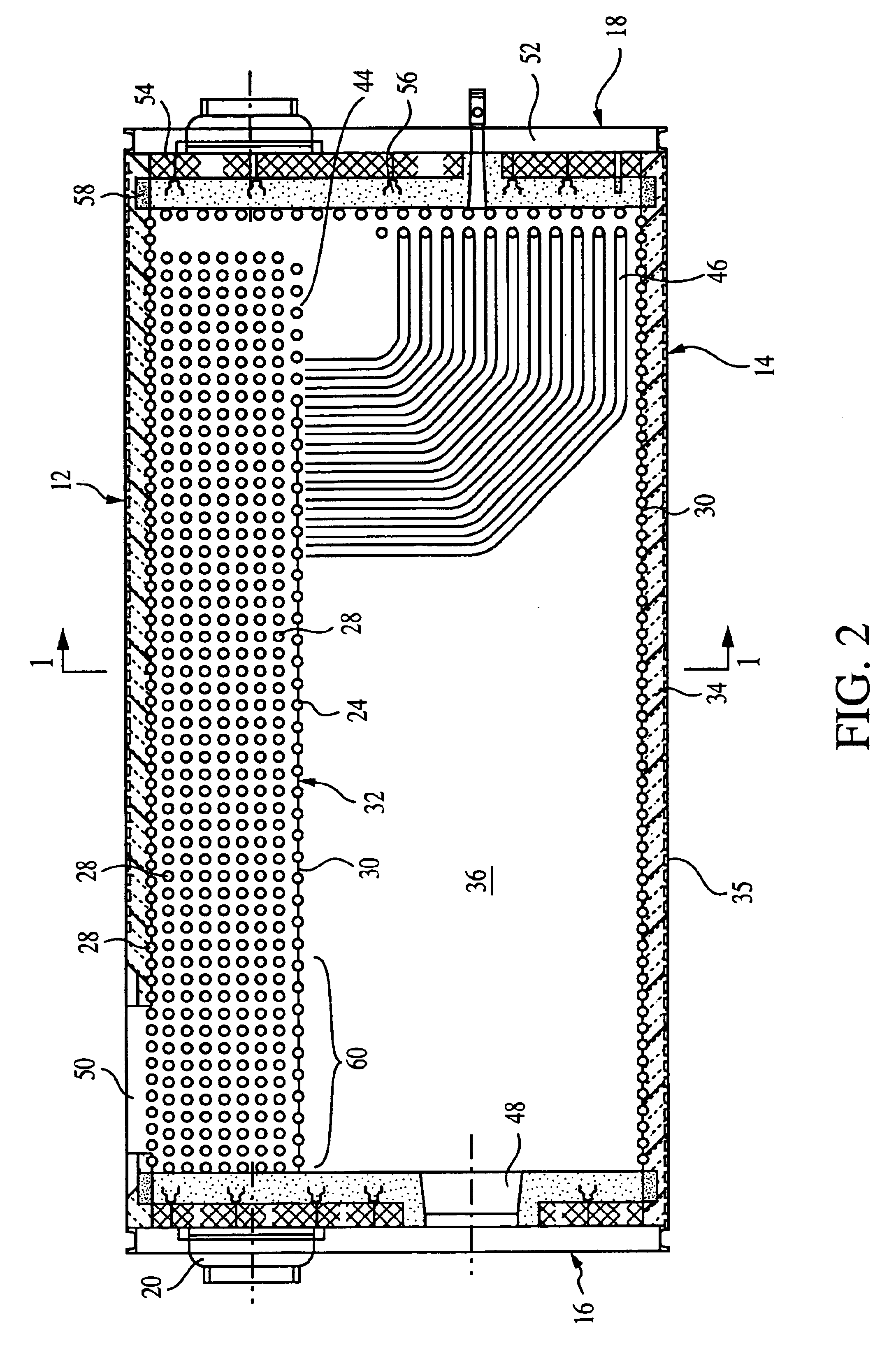 Package water tuble boiler having two offset drums