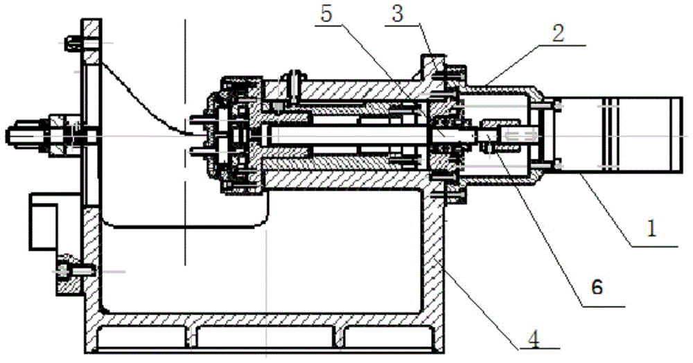 Self-detecting instrument for spring pressure testing table of shaft end grounding device of passenger train