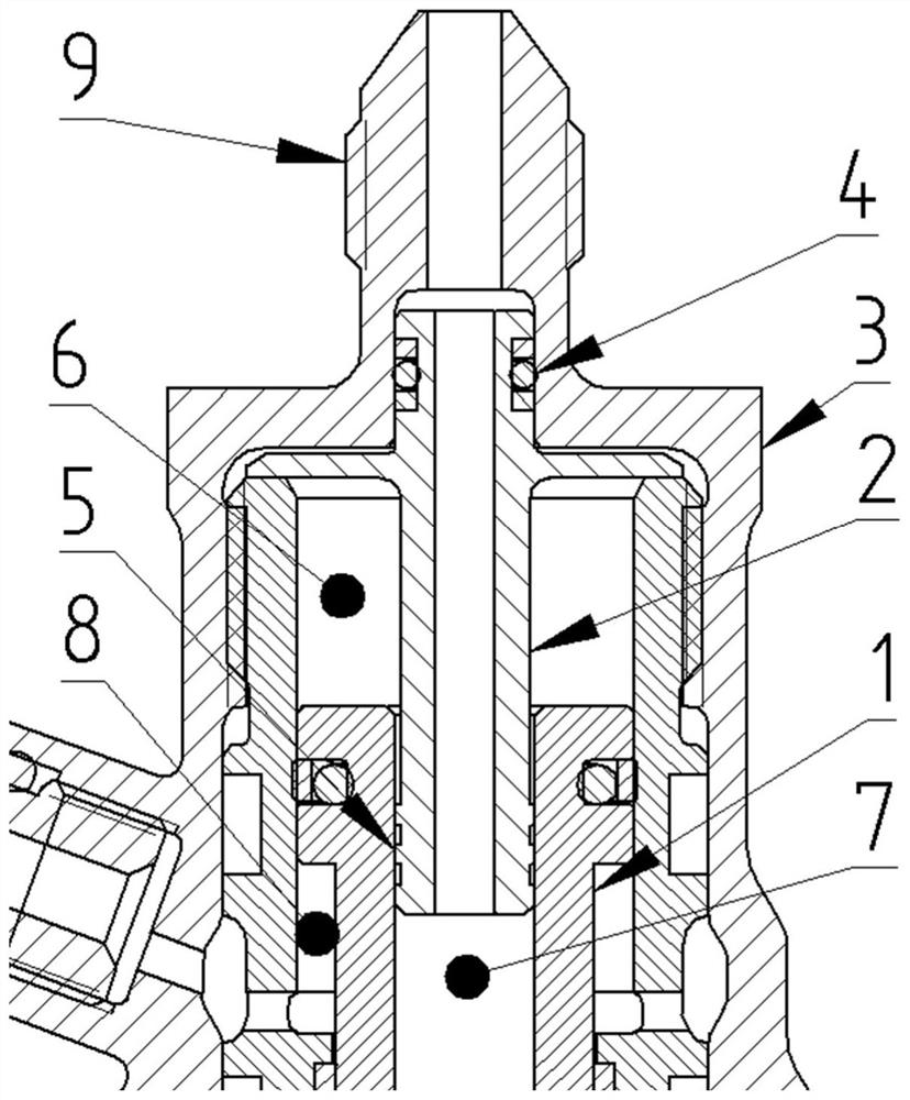 Buffering device used for controlling movement speed of actuator cylinder