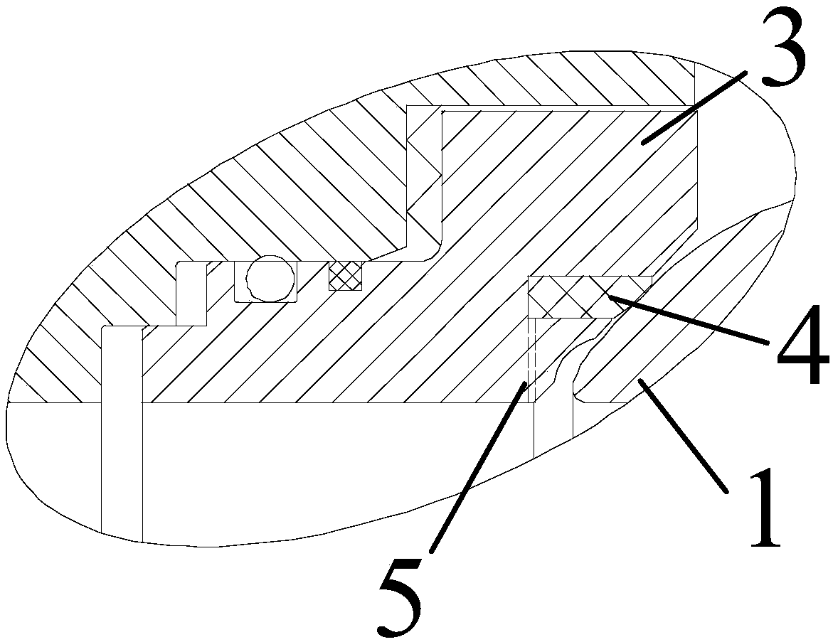 A sealing structure for sealing valve