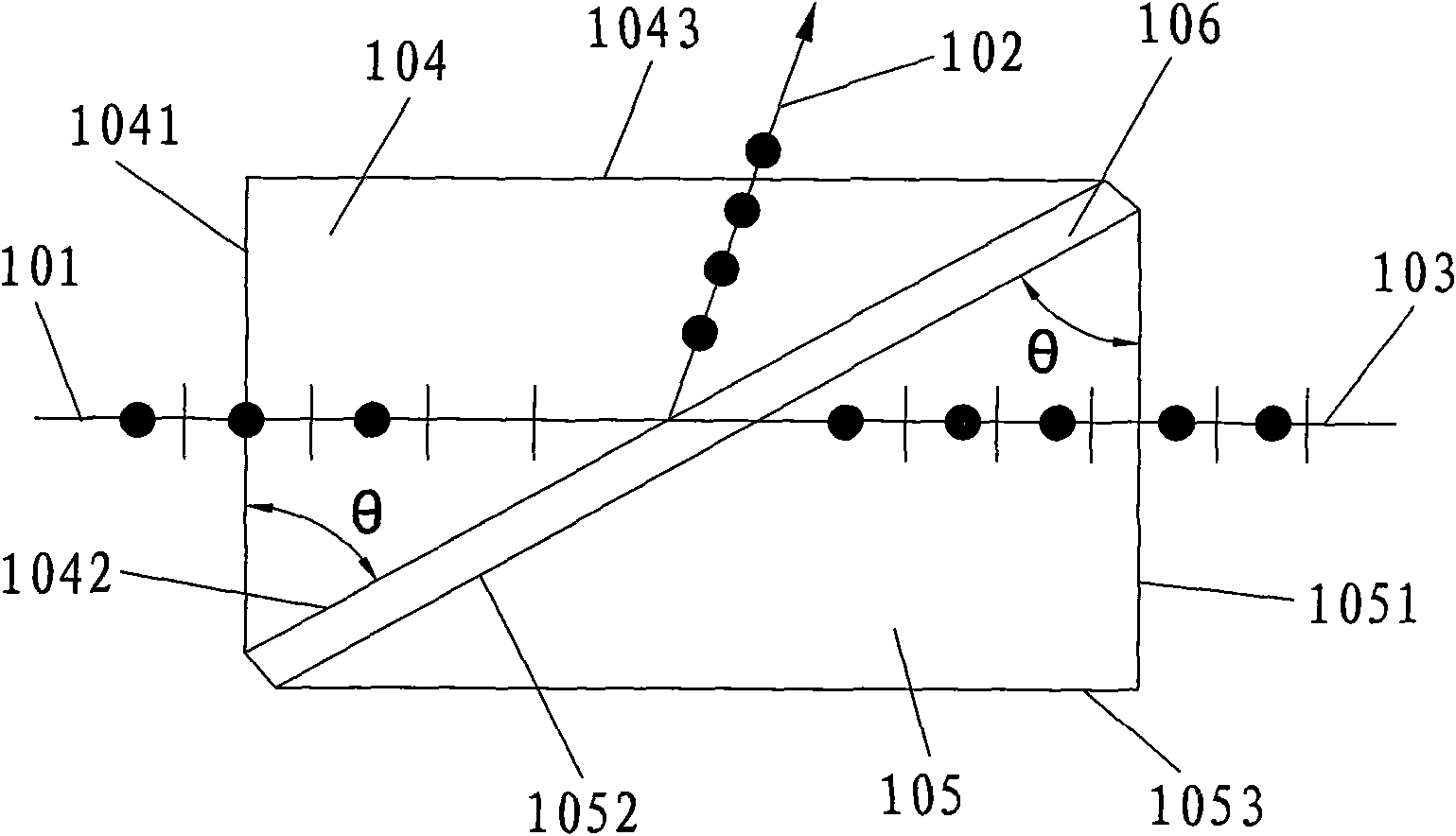 Polarizer of optical body