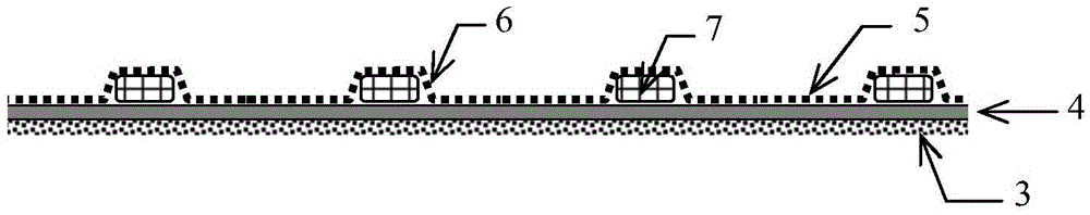 Drainage and anti-seepage system of cofferdam space in dredged mud yard with high water content