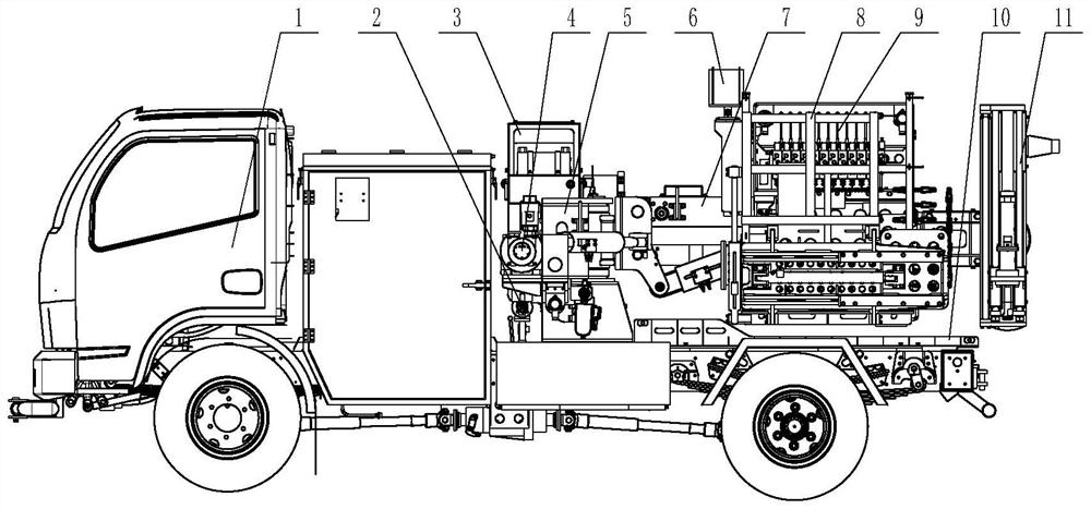 Dual-power hydraulic anchor rod drill carriage