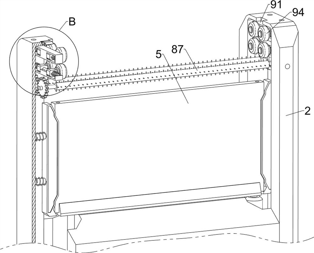 Bottom safety warning equipment for high-rise building construction