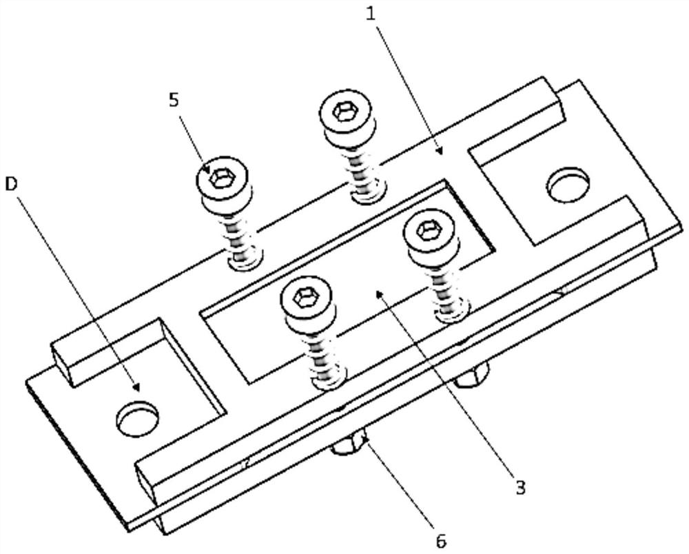 Clamp device for in-board strain DIC measurement of plate