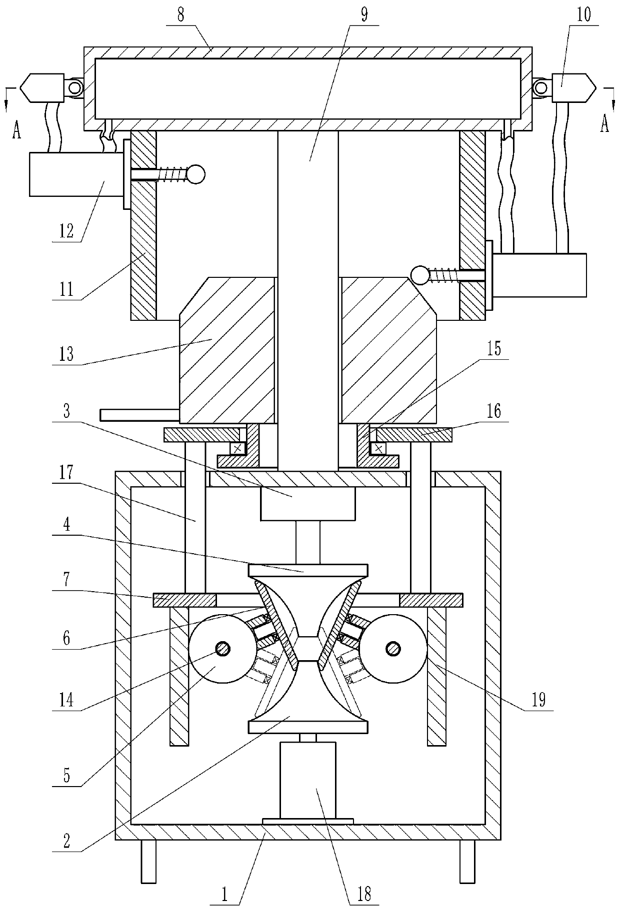 Building construction site dust suppression device