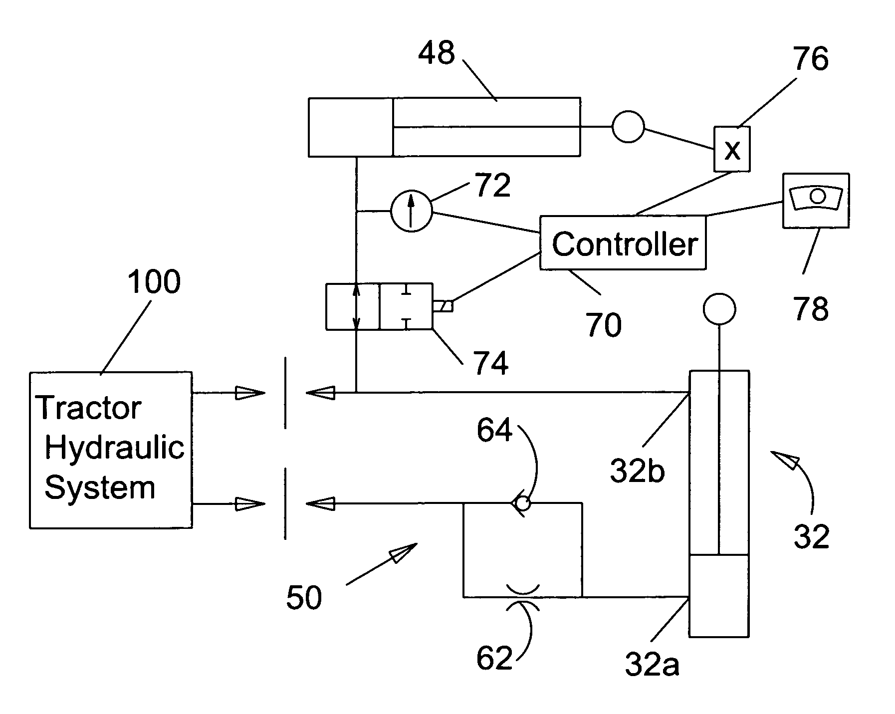 Hydraulic bale kicker with optional weighing device