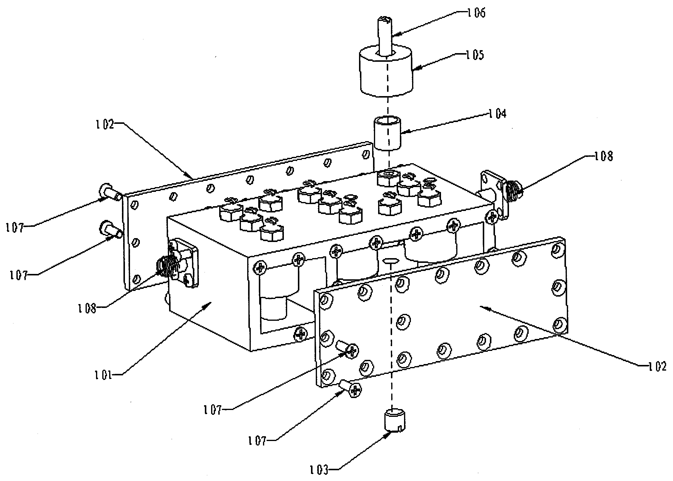 Radio-frequency filter in mixed mode