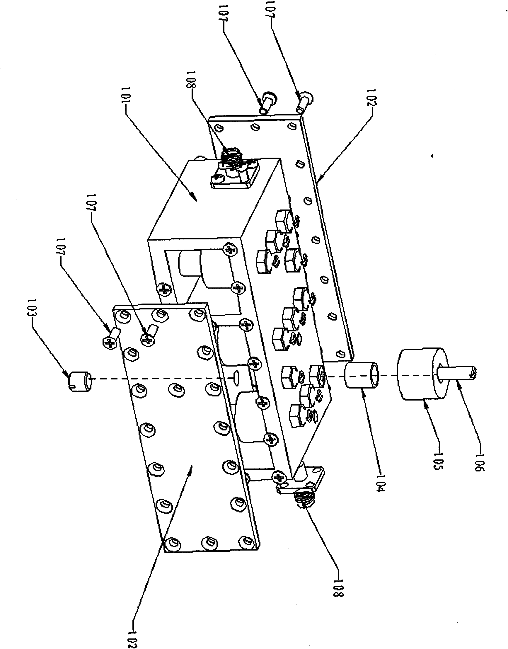 Radio-frequency filter in mixed mode