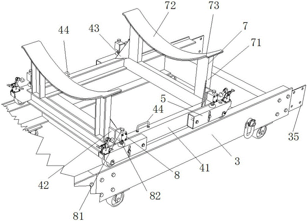 Adjustable underwater robot bracket for scientific investigation vessel