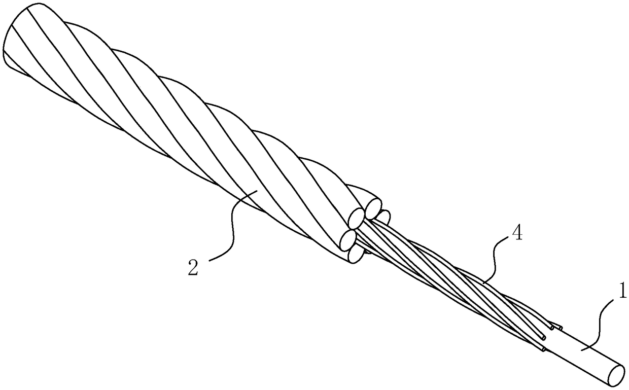 High-clean stainless steel cable and treatment method thereof