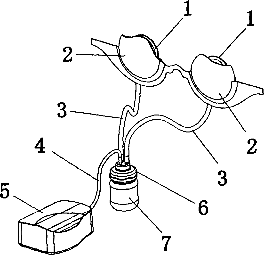 Simple breast pump