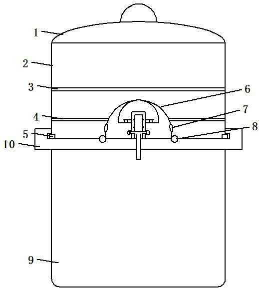 A kind of cooked food high-pressure steamer