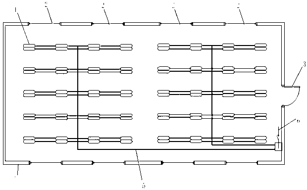 Method and device for light supplementary by combining natural light in daytime and artificial supplementary light at night in barton