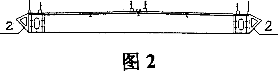 Wind fairing structure for controlling buffet of cable-stayed bridge