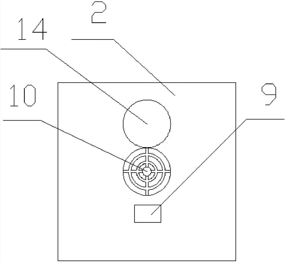 Injection molding piece cooling box