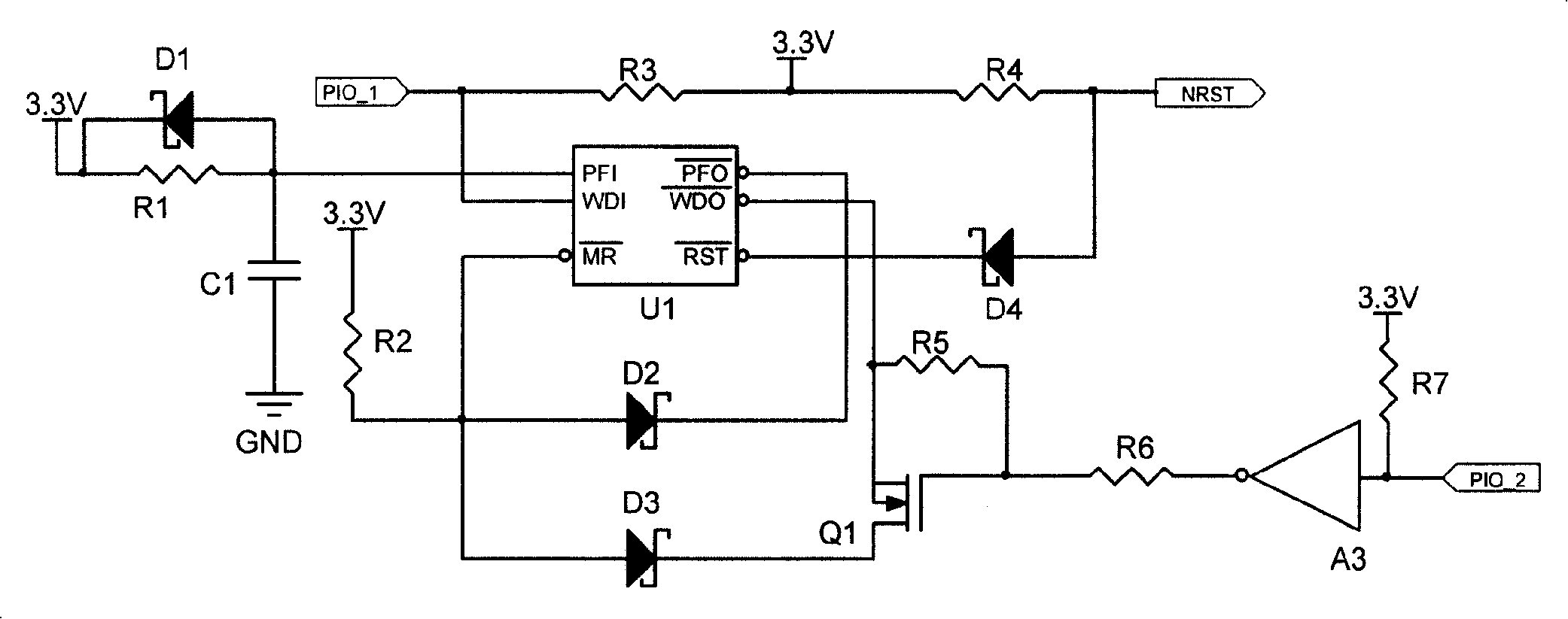 Outer watchdog circuit