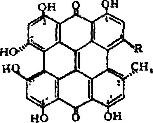 Preparation method of hyperin and hypericin of Hypericum perforatum