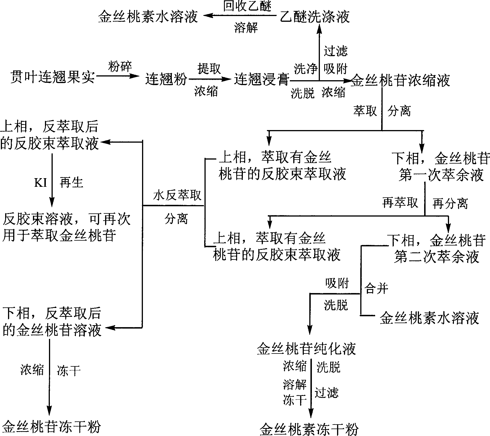 Preparation method of hyperin and hypericin of Hypericum perforatum