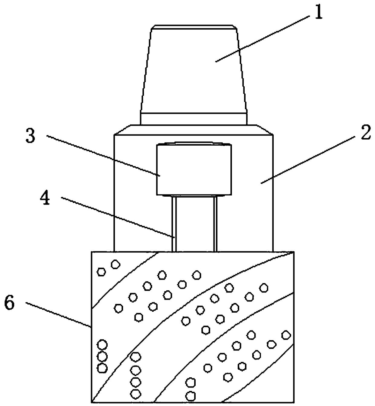 Powerful dust-absorbing drill bit