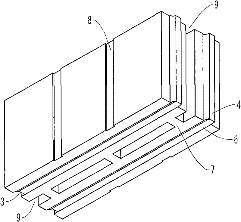 Seepage-prevention anti-shearing heat-insulating hollow building block