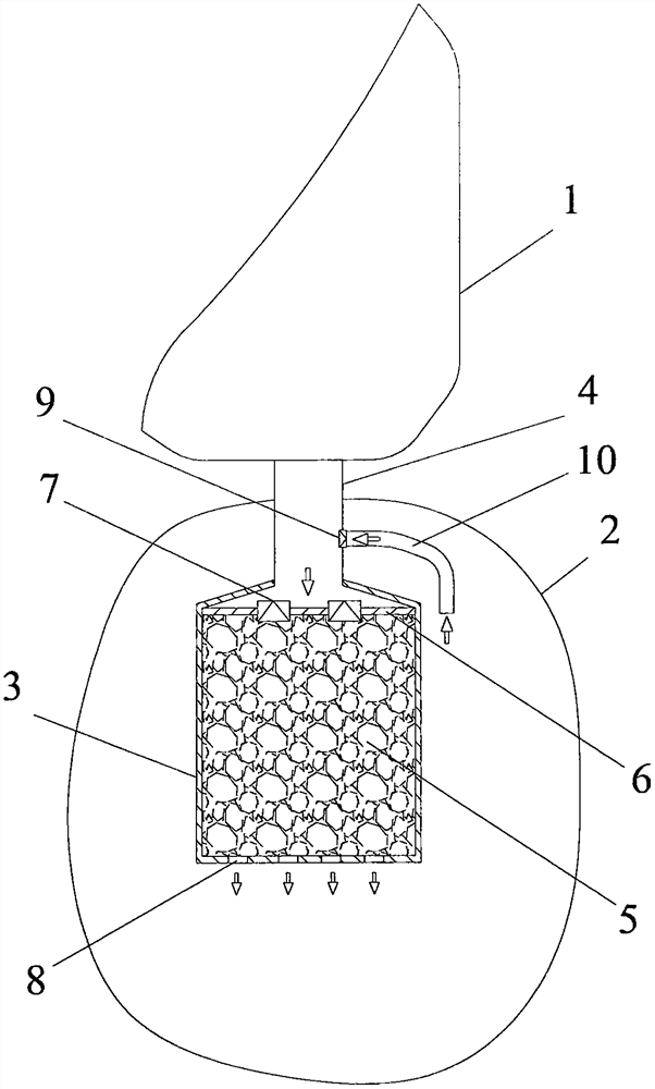 Chemical oxygen fire-fighting self-rescue respirator