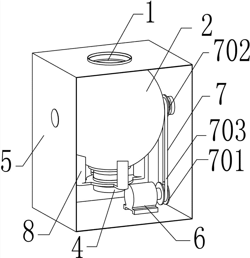 Two-degree-of-freedom spherical barrel washer