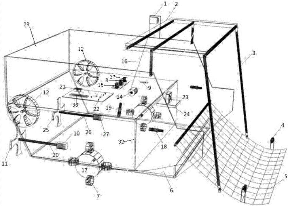 Water surface cleaning system and method